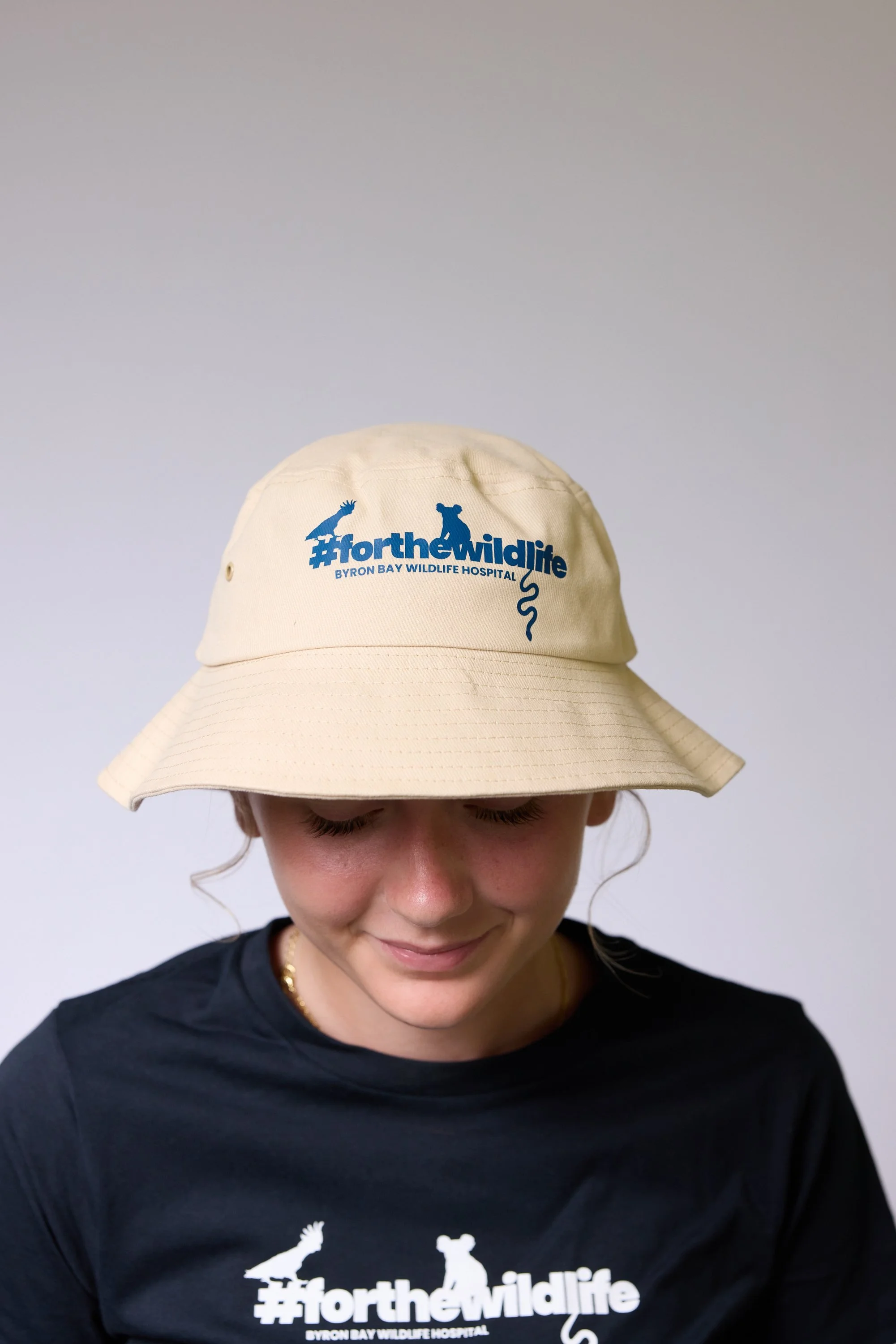 Bucket Hat Natural - #forthewildlife