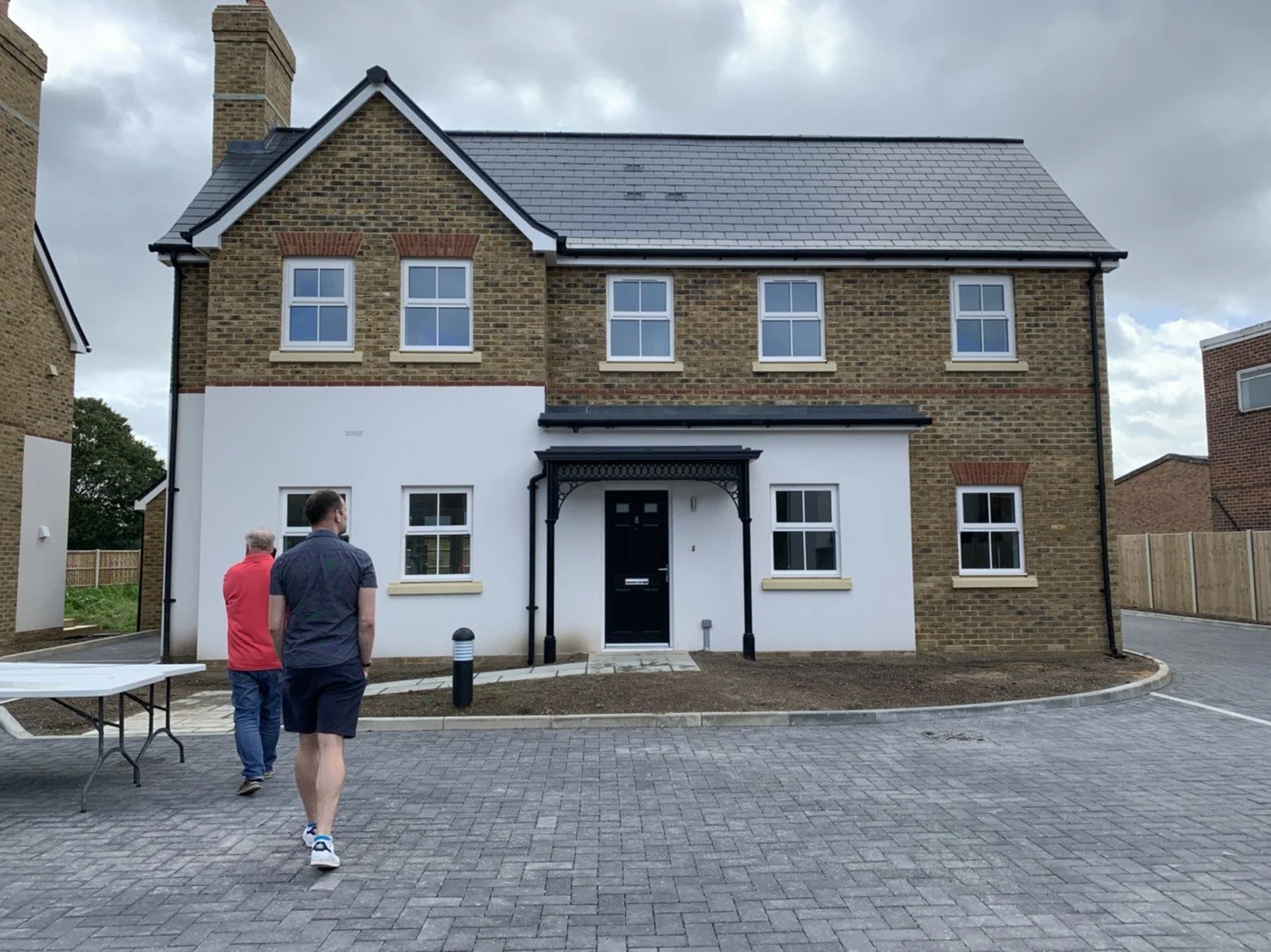 Our house before it was finished