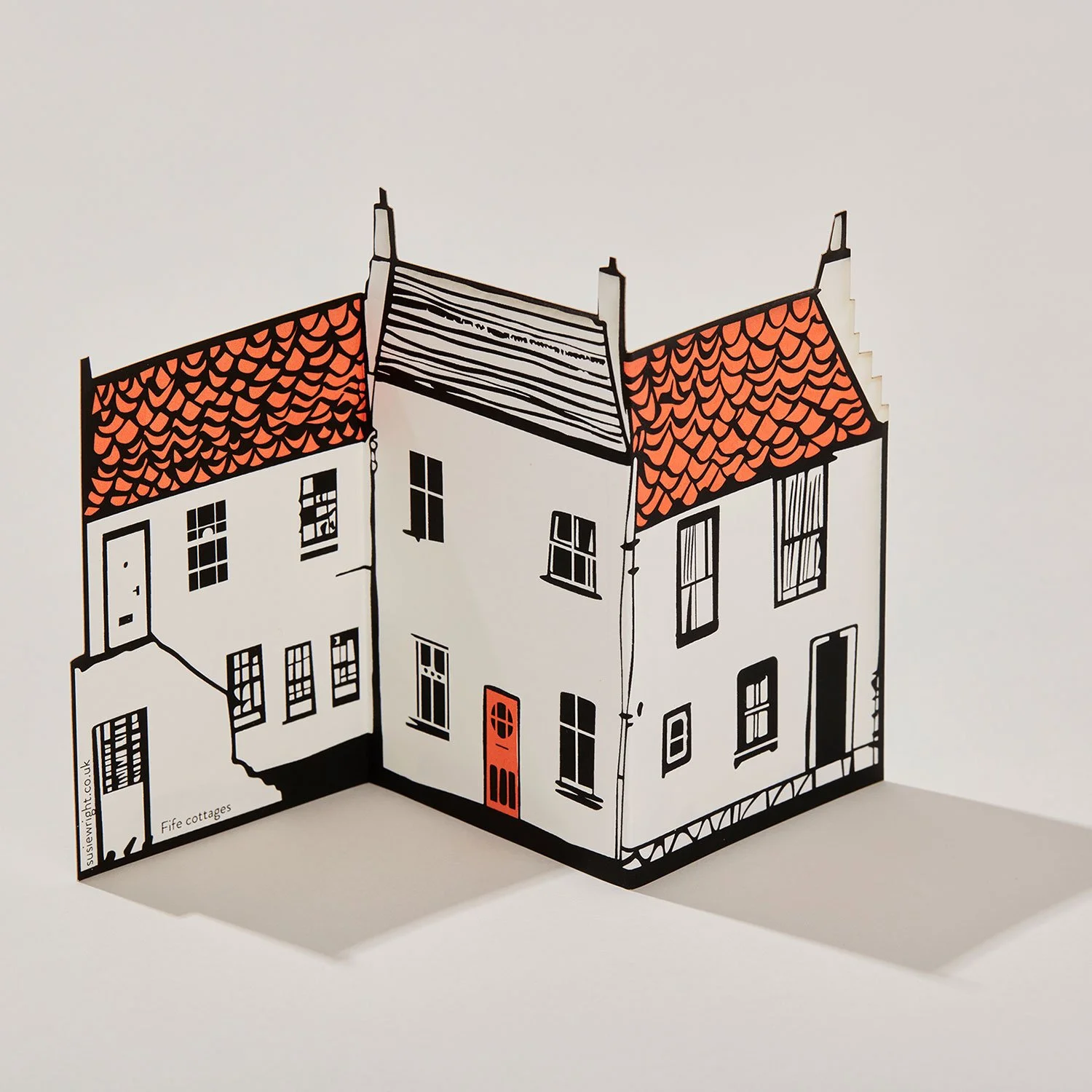 Fife Cottage greetings card