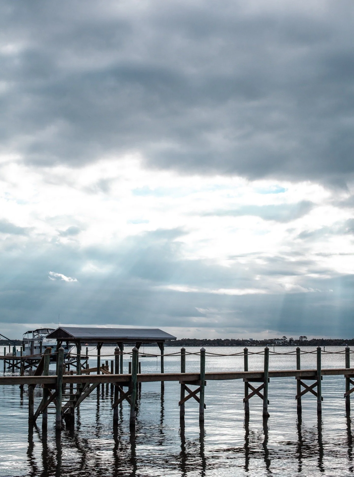 Cloudy days are most exciting when the light finds its way through the darkness.