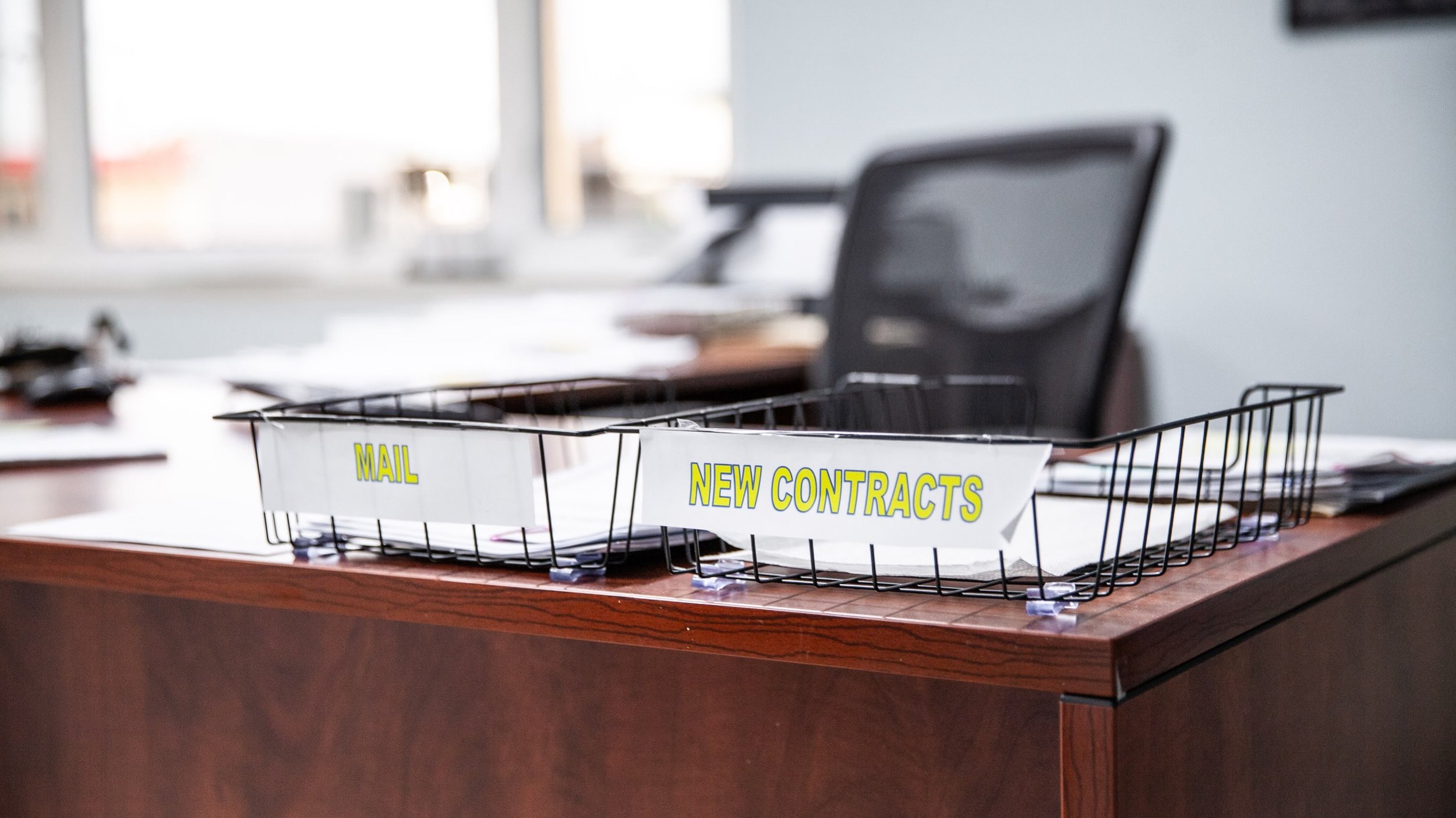 Our new contract bin awaits your signature.