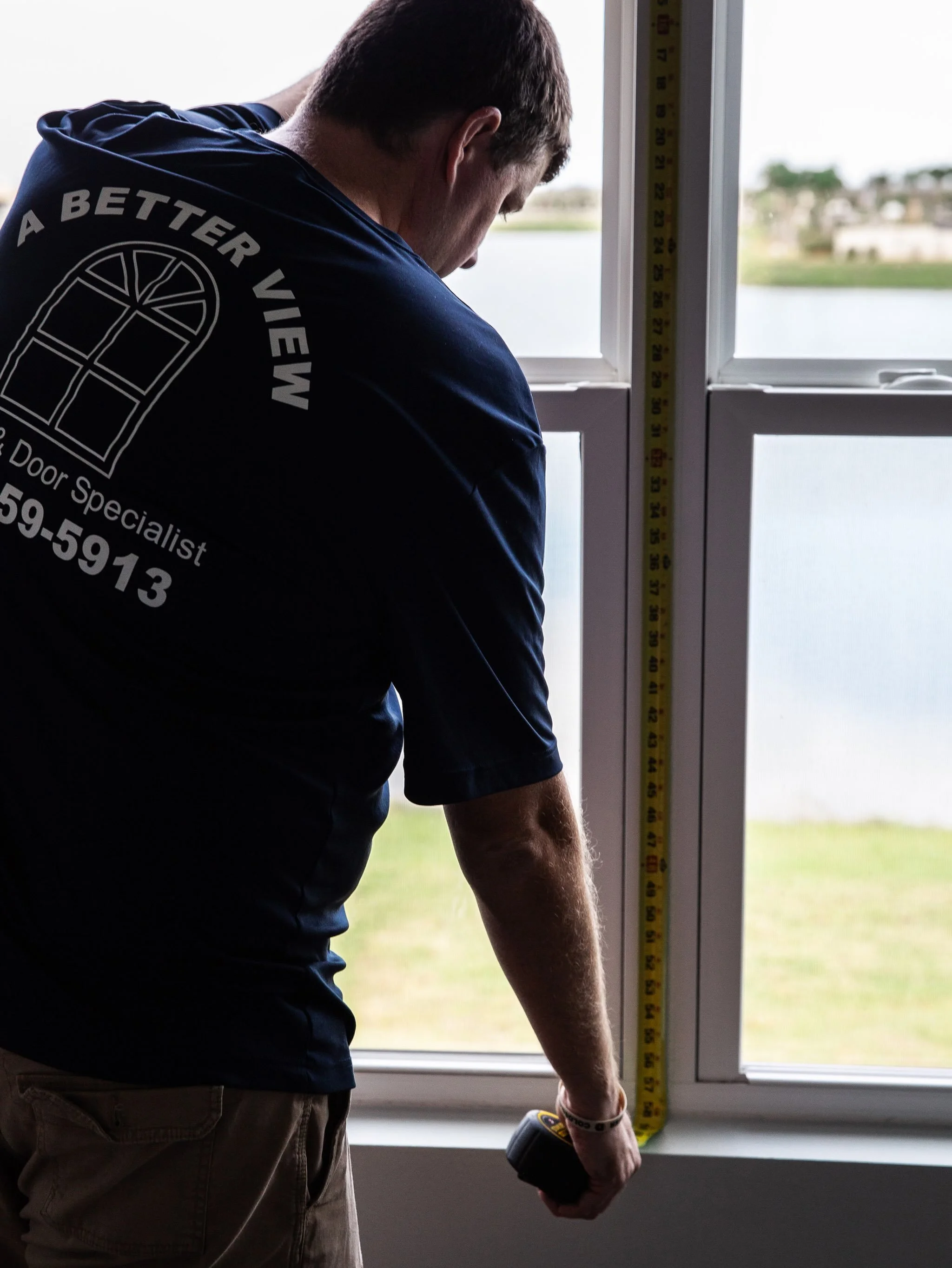 Take measurements. Write contracts. Order windows. Install. Repeat.