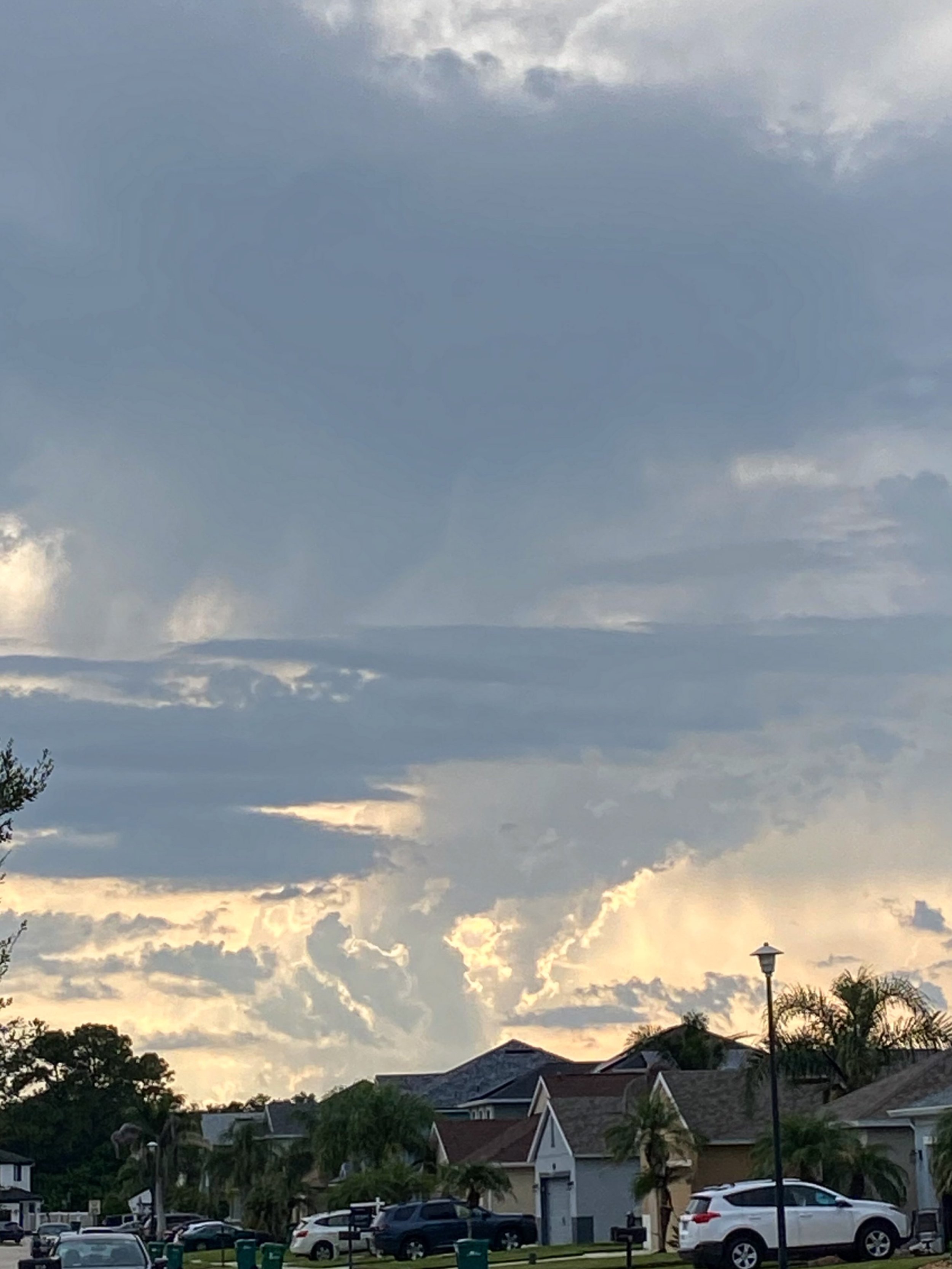 Sometimes, the best views are random, strange cloud formations that bring your family walk to a halt. You gaze. You admire. You enjoy. And then, you move forward. Onto the next view. Do it all over again and watch your life grow alongside these beaut
