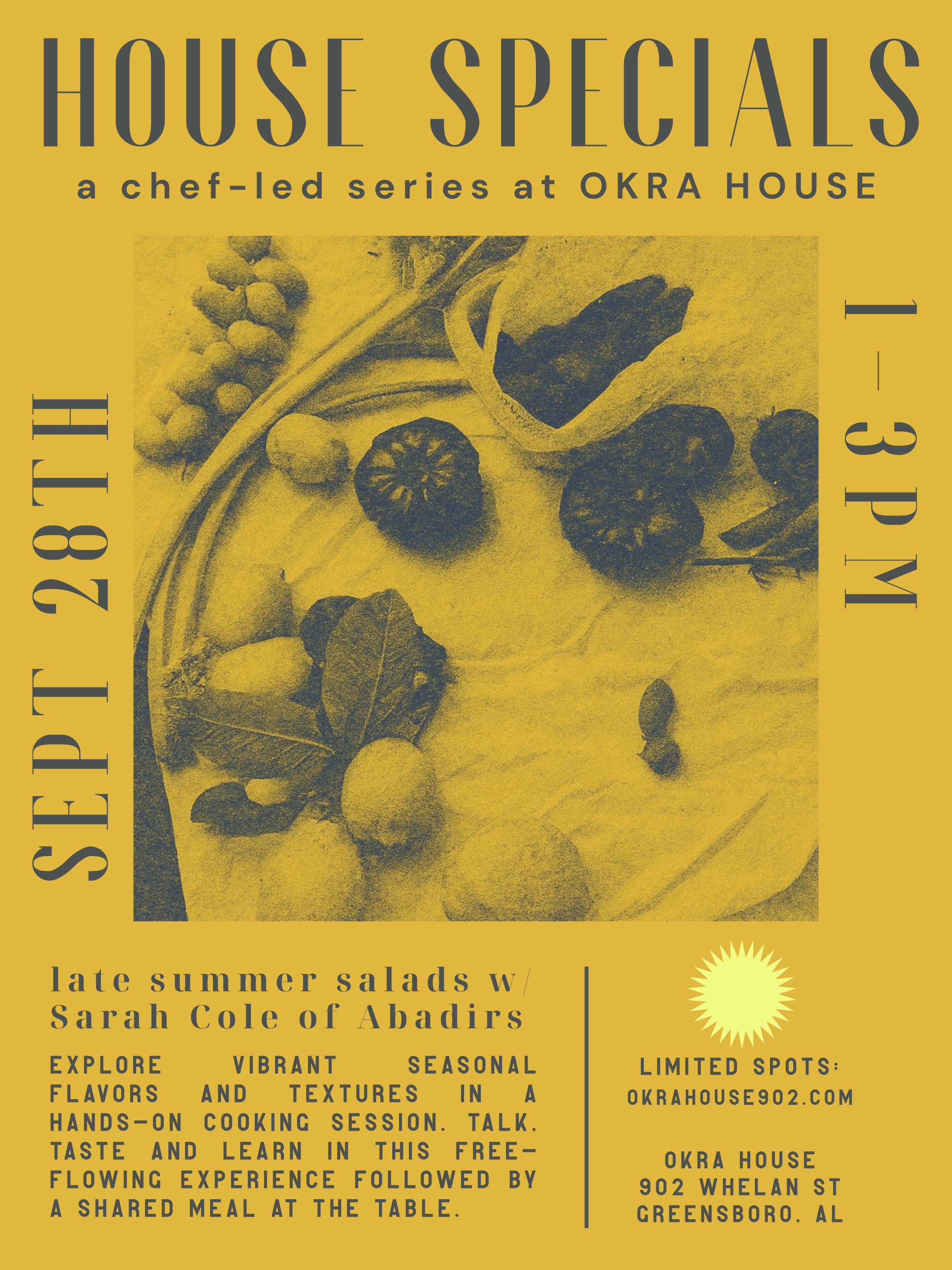 HOUSE SPECIALS: Late Summer Salads w/ Sarah Cole