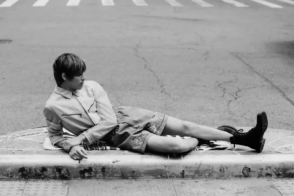 Yeray Allgayer for L’Officiel, movement by Brian Poniatowski