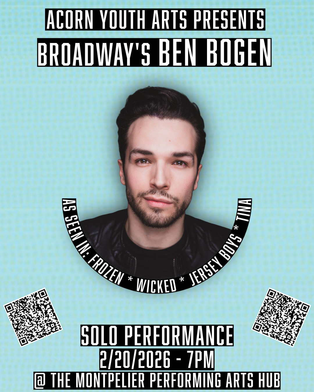 Acorn Youth Arts presents Broadway's Ben Bogen
