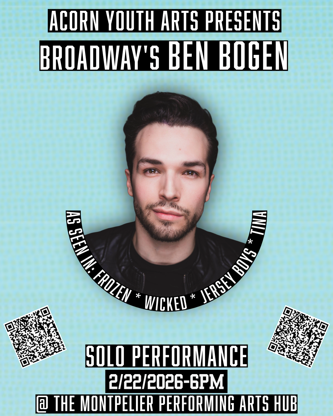 Acorn Youth Arts presents Broadway's Ben Bogen