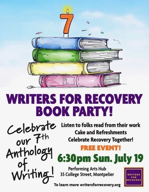 Writers for Recovery Book Party!