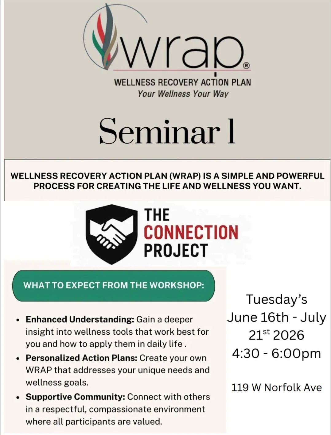 WRAP Seminar 1 