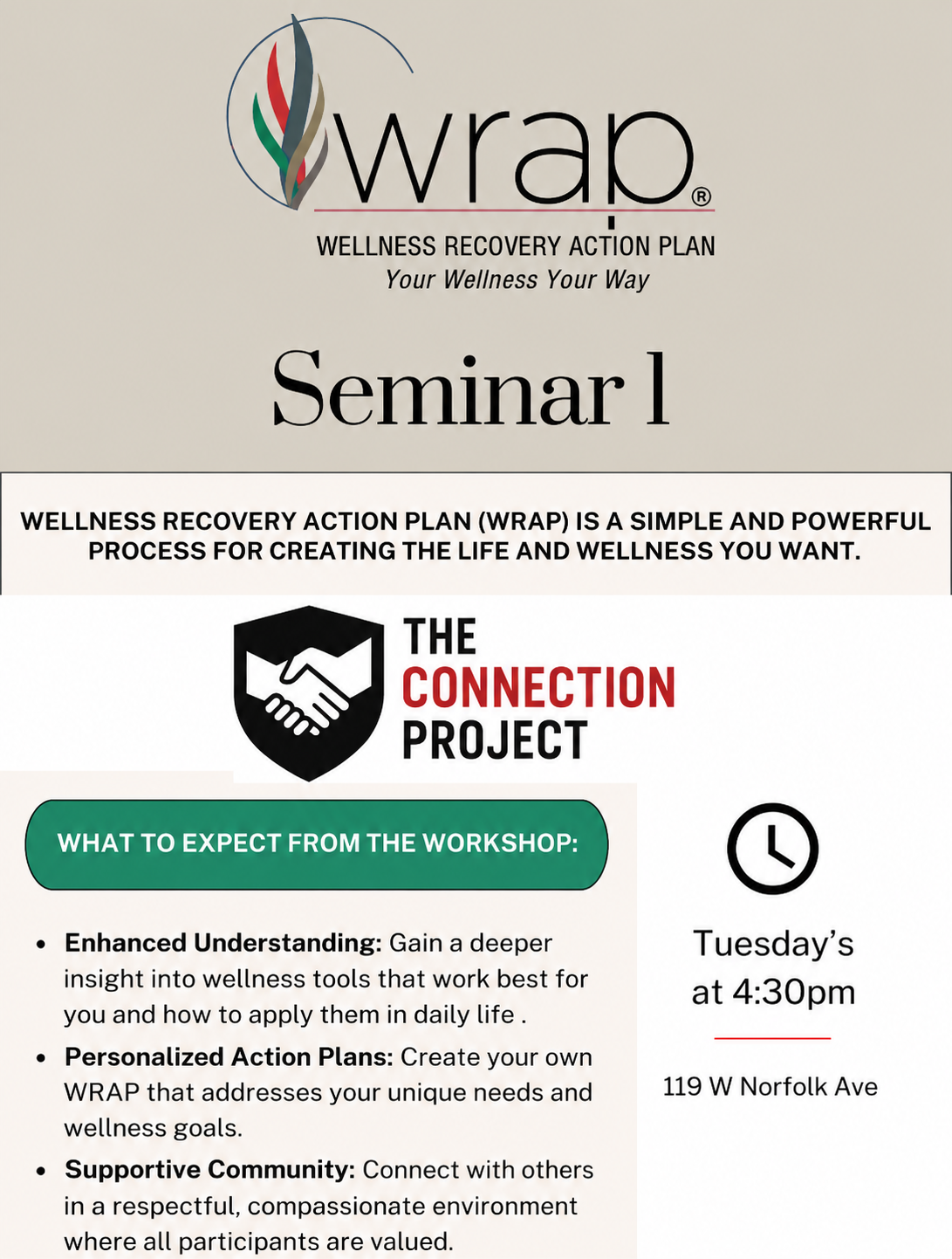 WRAP Seminar 1 