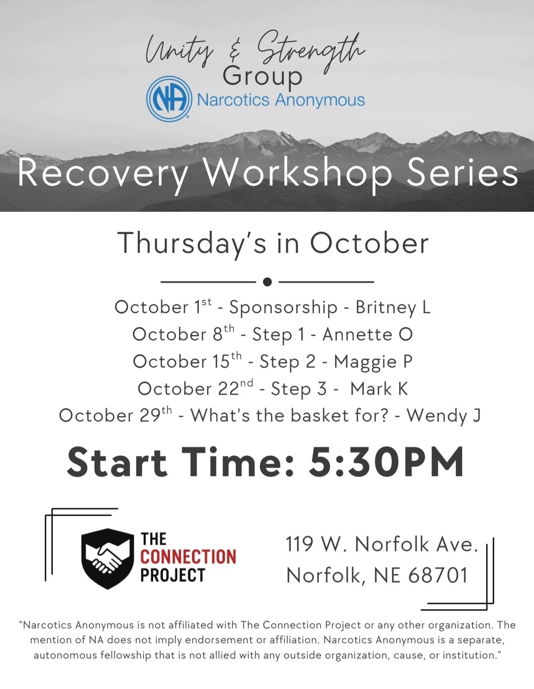 Recovery Series - Step 2 - Maggie P