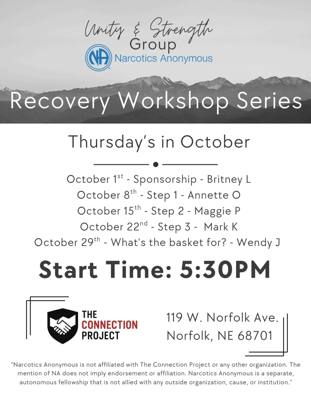 Recovery Series - What’s the basket for? - Wendy J