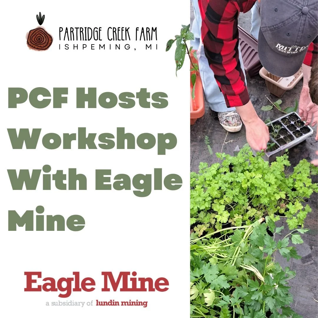 PCF Hosts Eagle Mine At The Community Farm for Workshop