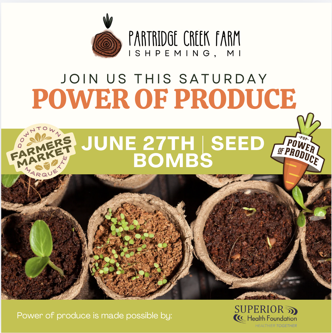 Power of Produce | Seed Bomb Activity 