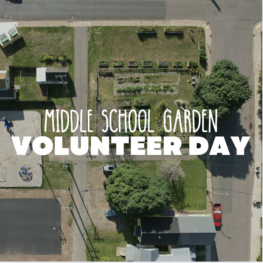 Middle School Garden Volunteer Day 