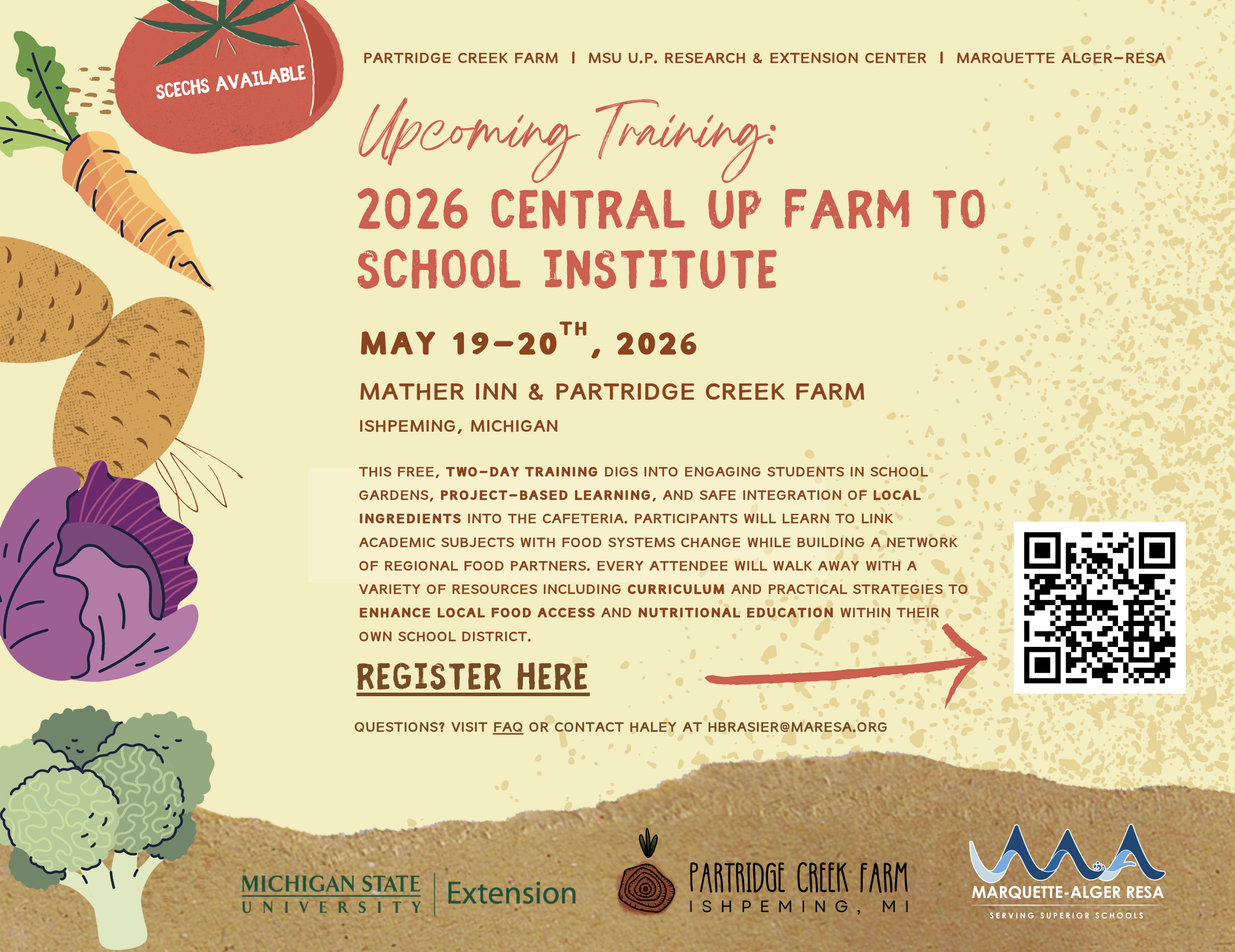 2026 Central UP Farm-to-School Institute
