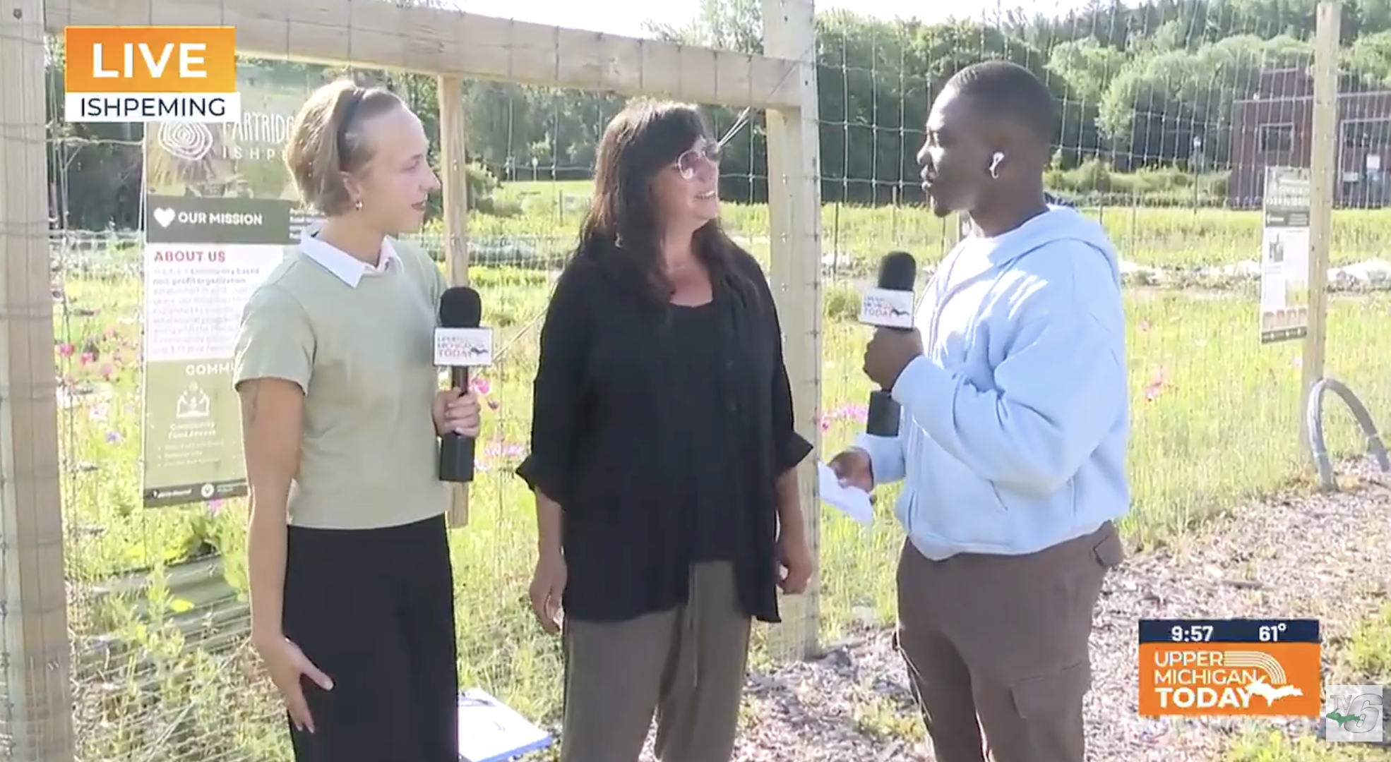 Partridge Creek Farm on TV6 Morning Segment