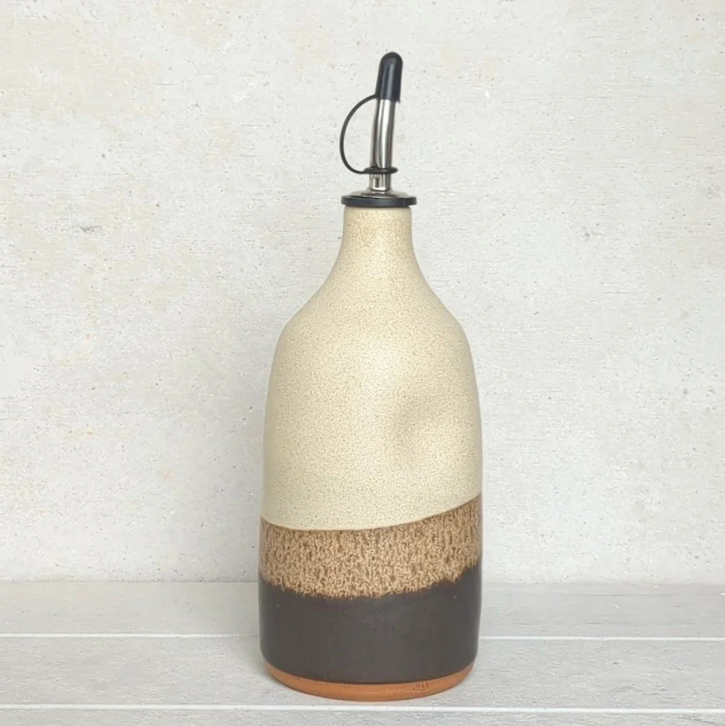 Dimple Oil Bottle - Mocha 1