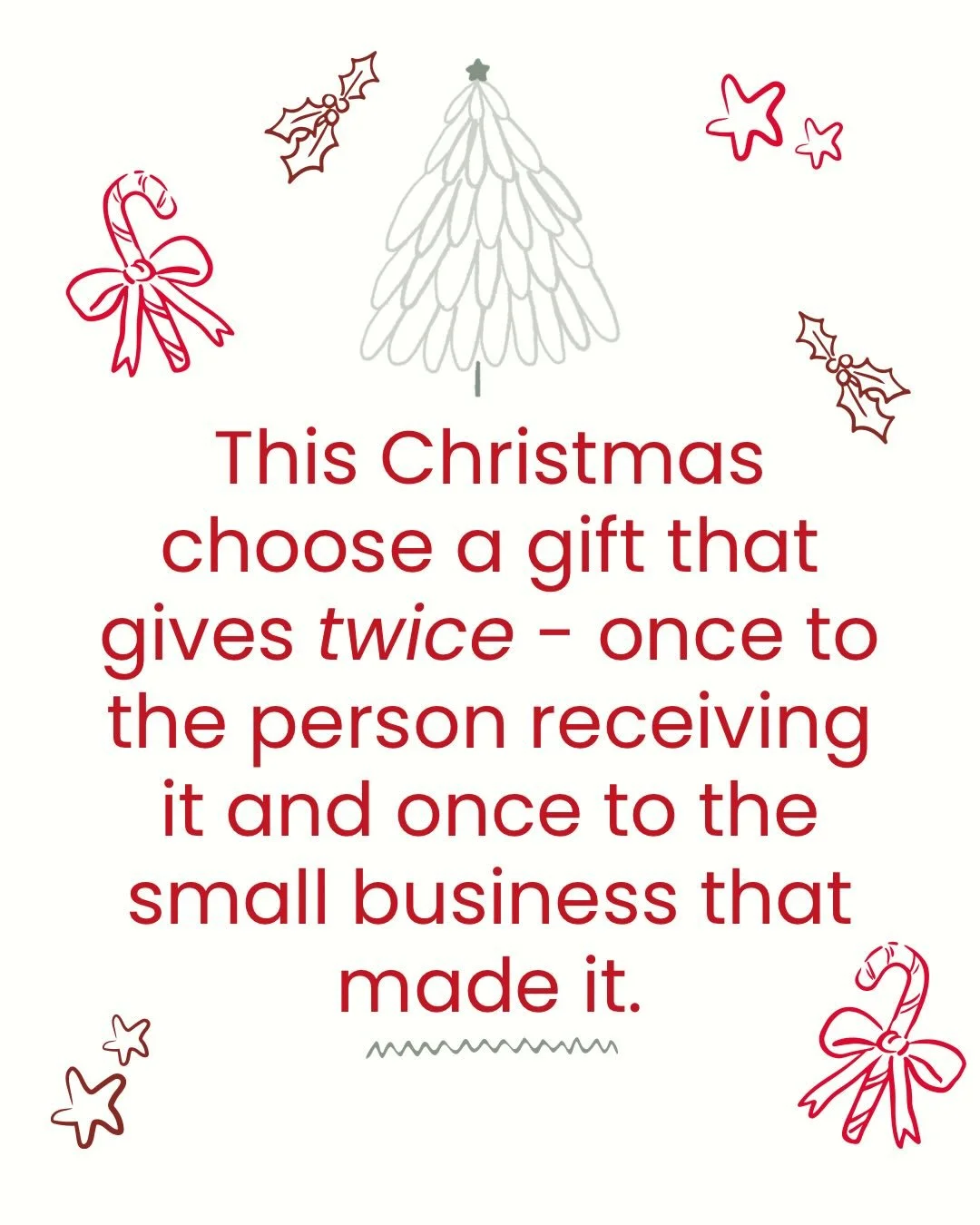 I can&rsquo;t tell you what a difference it makes when you shop intentionally 🎄✨ 

I absolutely understand how tempting it is to shop at these big retail giants - with crazy Black Friday discounts, next day shipping and all of the tricks in the book