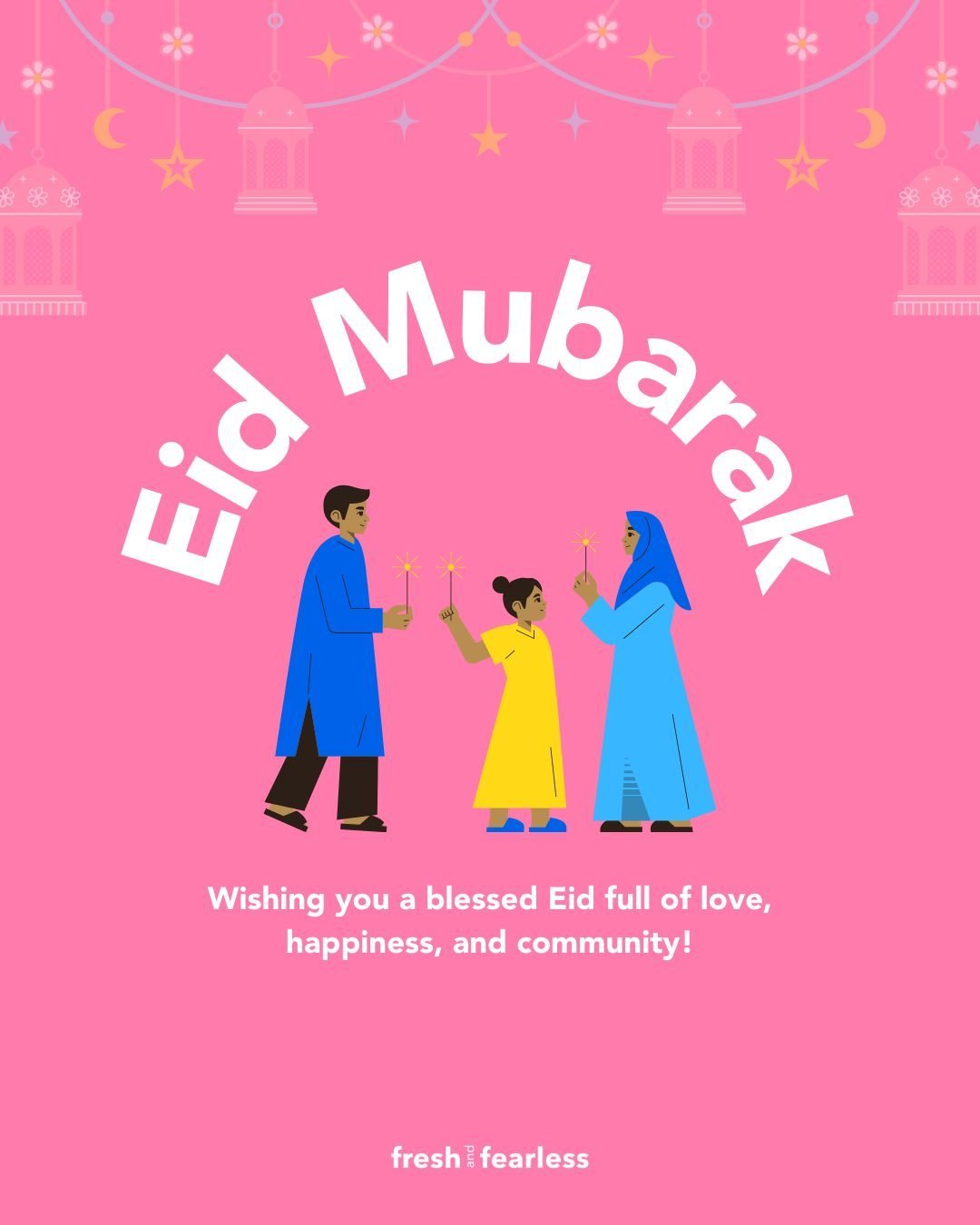 Wishing you a blessed Eid full of love, happiness, and community ✨⁠
⁠
Eid, also known as the &lsquo;festival of the breaking of the fast&rsquo;, is a joyous occasion celebrated worldwide by Muslims to mark the end of Ramadan! It&rsquo;s a time for ga