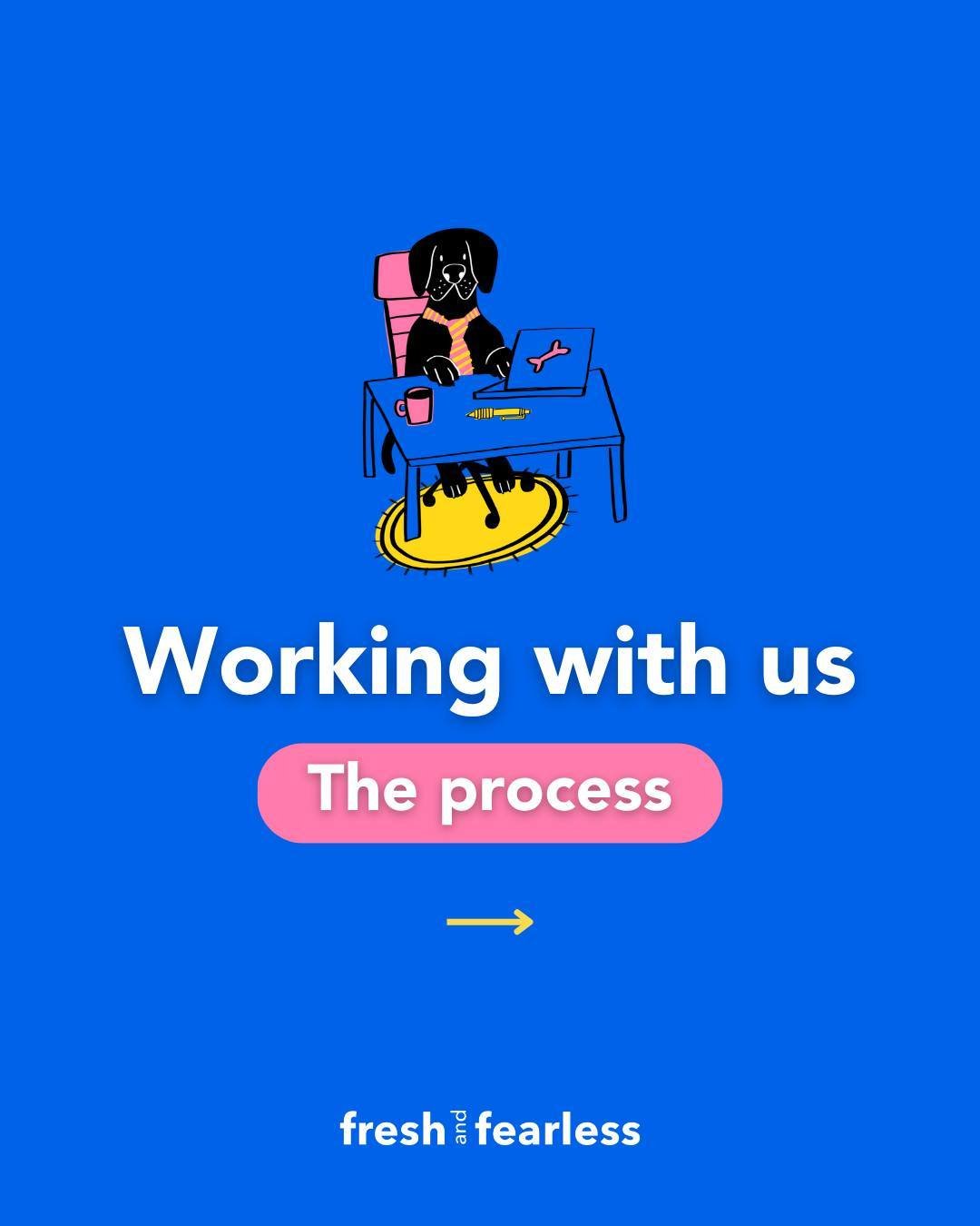 Ever wonder what the process looks like when you work with Fresh and Fearless? 🤔⁠
⁠
From the point of enquiring with us, there is a simple 4-step process to get our partnership up and running:⁠
⁠
🔍Discovery Process⁠
💻Proposal⁠
📝Contract⁠
💼Onboar