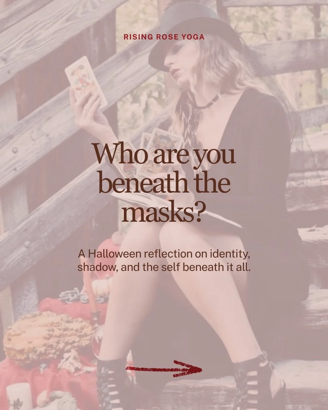 🎃 WHO ARE YOU BENEATH THE MASK?

Halloween is a season of masks, shadows, and becoming someone (or something) else.

But I&rsquo;ve been thinking about the masks we wear long after the costumes come off.

The good girl.
The strong one.
The one who d
