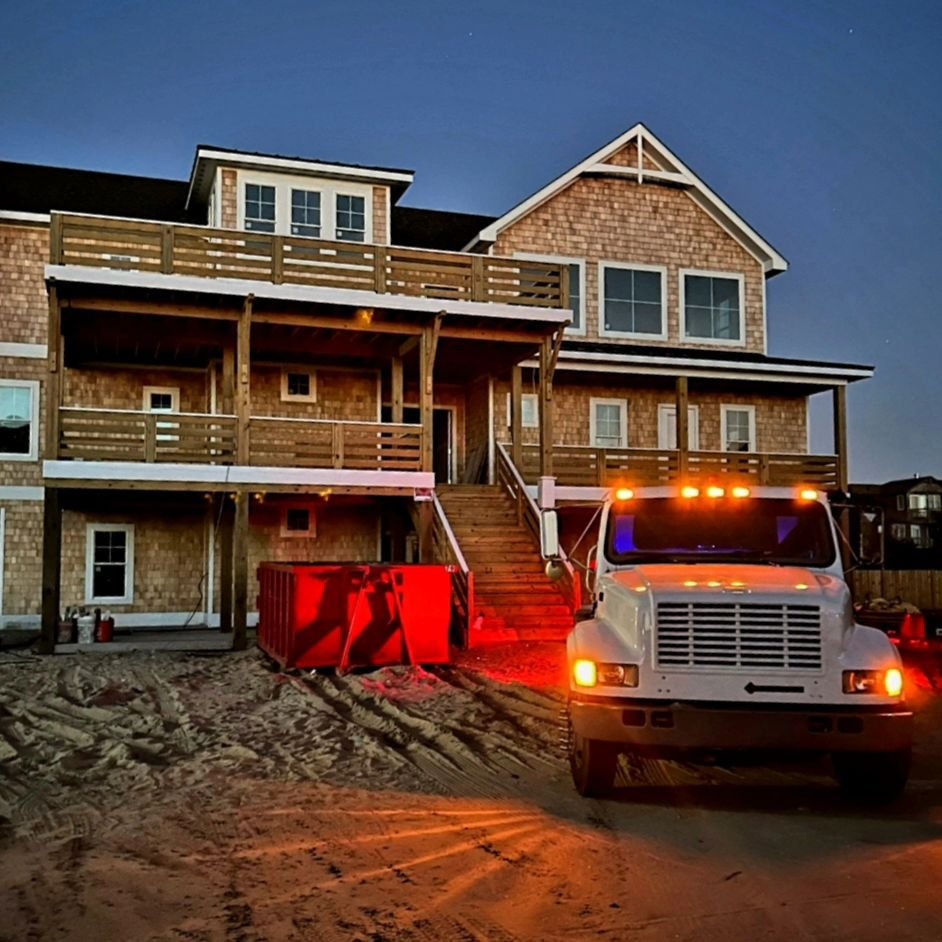 Rise and Grind. Go Get it.... #obxrecycling #obxdumpsters #outerbanks