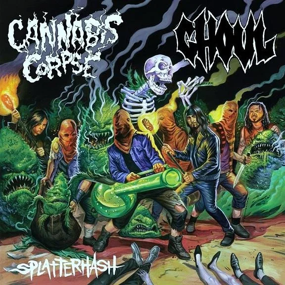 Cannabis Corpse / Ghoul — Splatterhash (2014) — Mixing (Cannabis Corpse side)