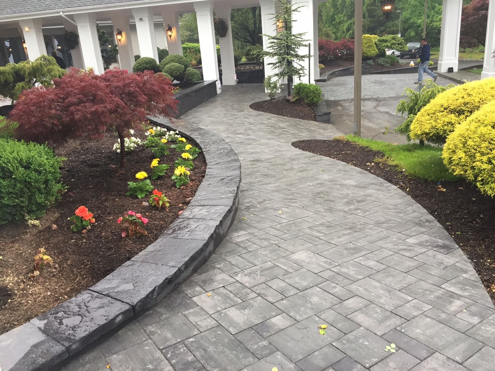 Grasskeepers Landscaping is a Professional Installer of Stone Paver Walkways, Retaining Walls and Patios