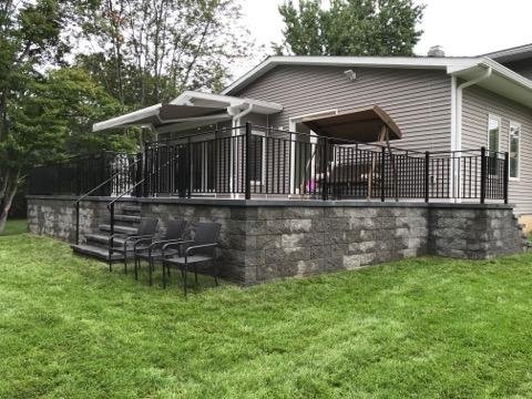 Raised Patio Installation in Monsey, NY