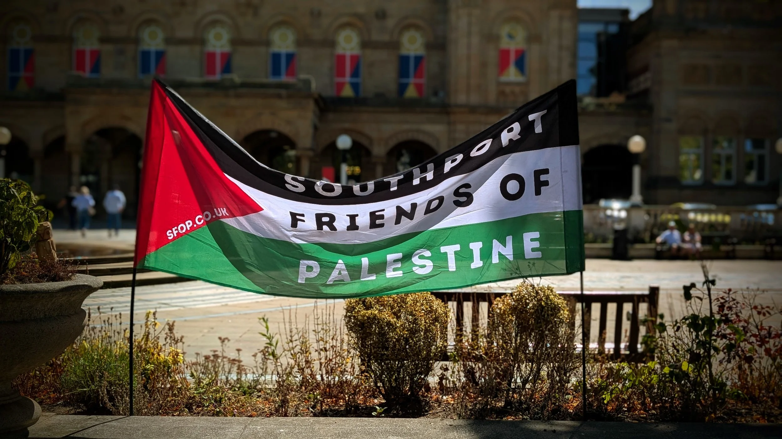 Southport Friends of Palestine Demo 8th August 