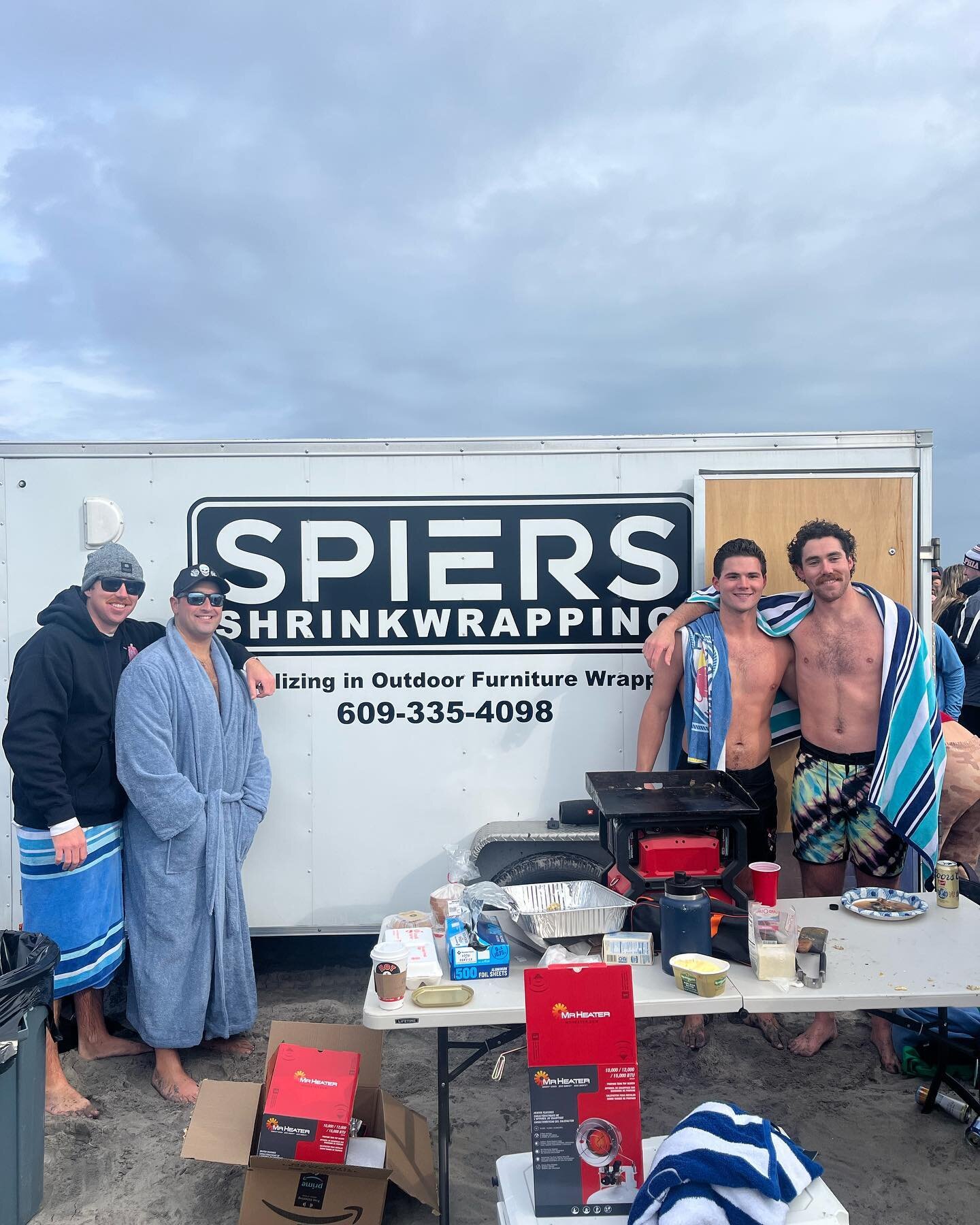 1st Annual @spiers_shrinkwrapping New Year&rsquo;s Day Plunge party was a success!! Hope everyone had a great time! Happy New Year to all of our friends, family, and supporters who made 2023 possible 👍🏼 Looking forward to a huge 2024 ❤️