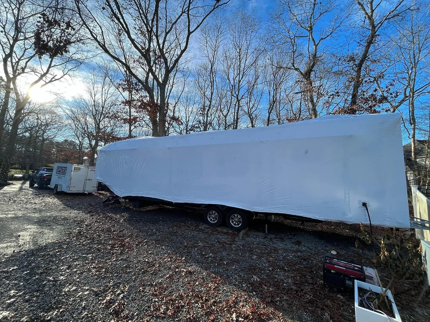 Had a wide array of items wrapped today:
⚪️ Galloway for large RV
⚪️ OC on the bay for furniture 
⚪️ Margate beachfront for furniture
⚪️ Absecon for two JetSkis on trailer
⚪️ EHT for small lake boat