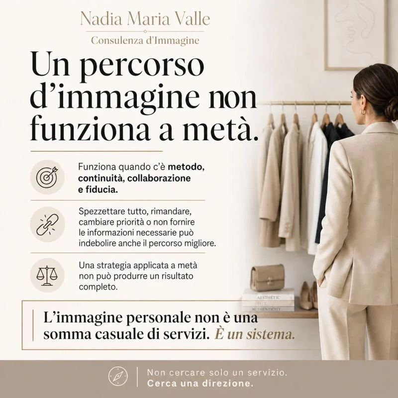 Un percorso d’immagine non è una somma di servizi presi a caso.
