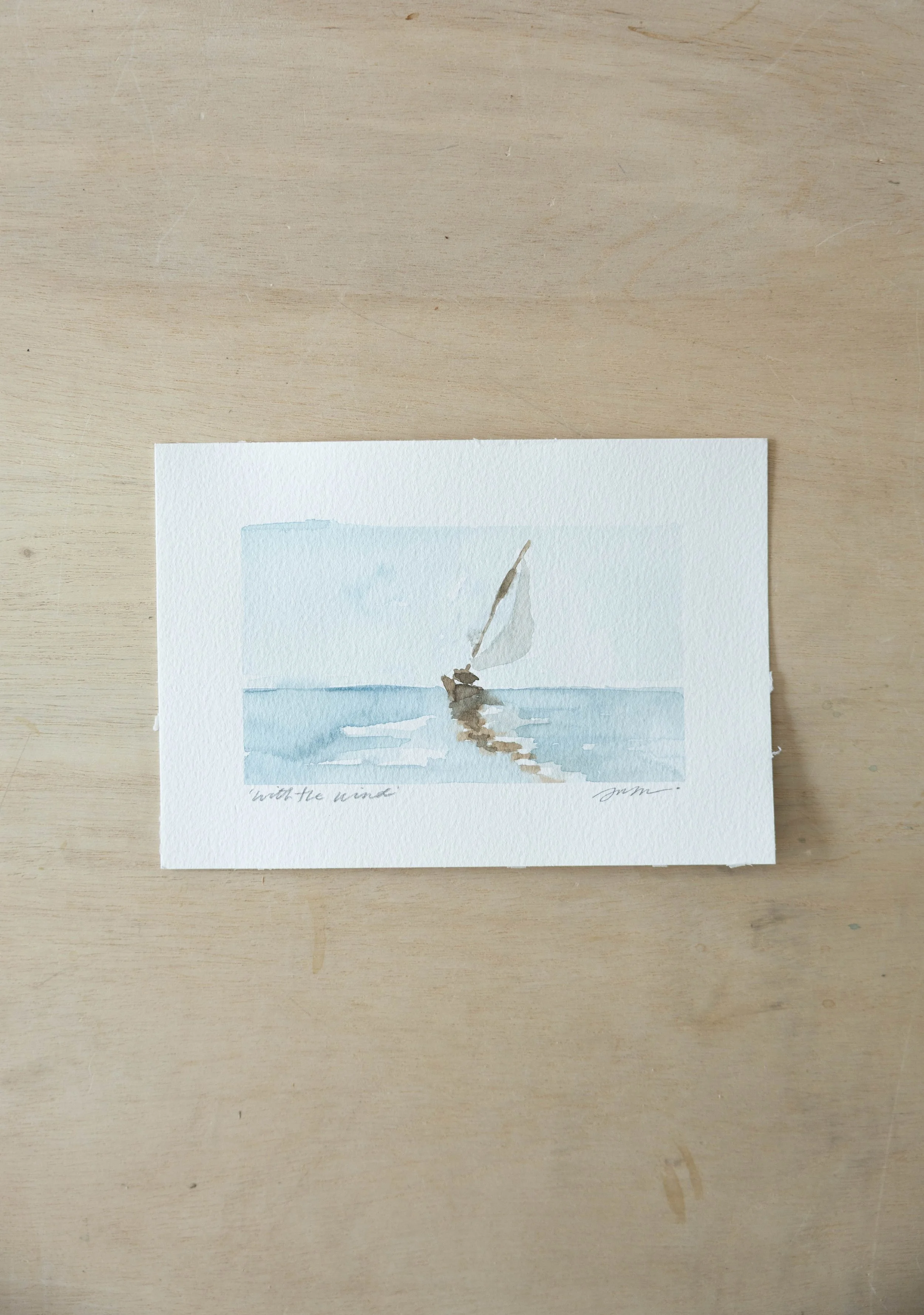 'With the Wind'