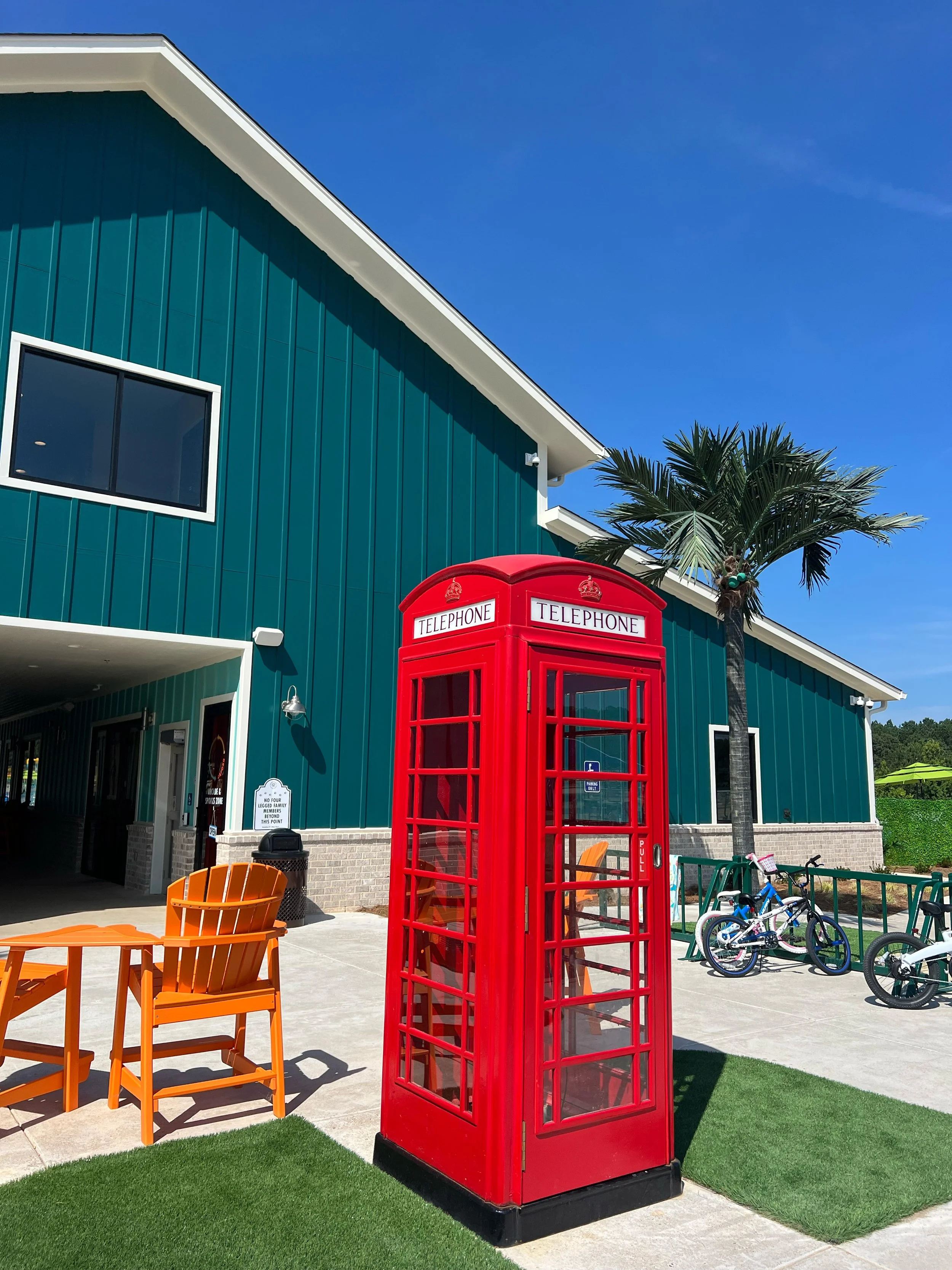 Explore the Unique History of the Phone Booth at Roundabout Oxford RV &amp; Water Resort