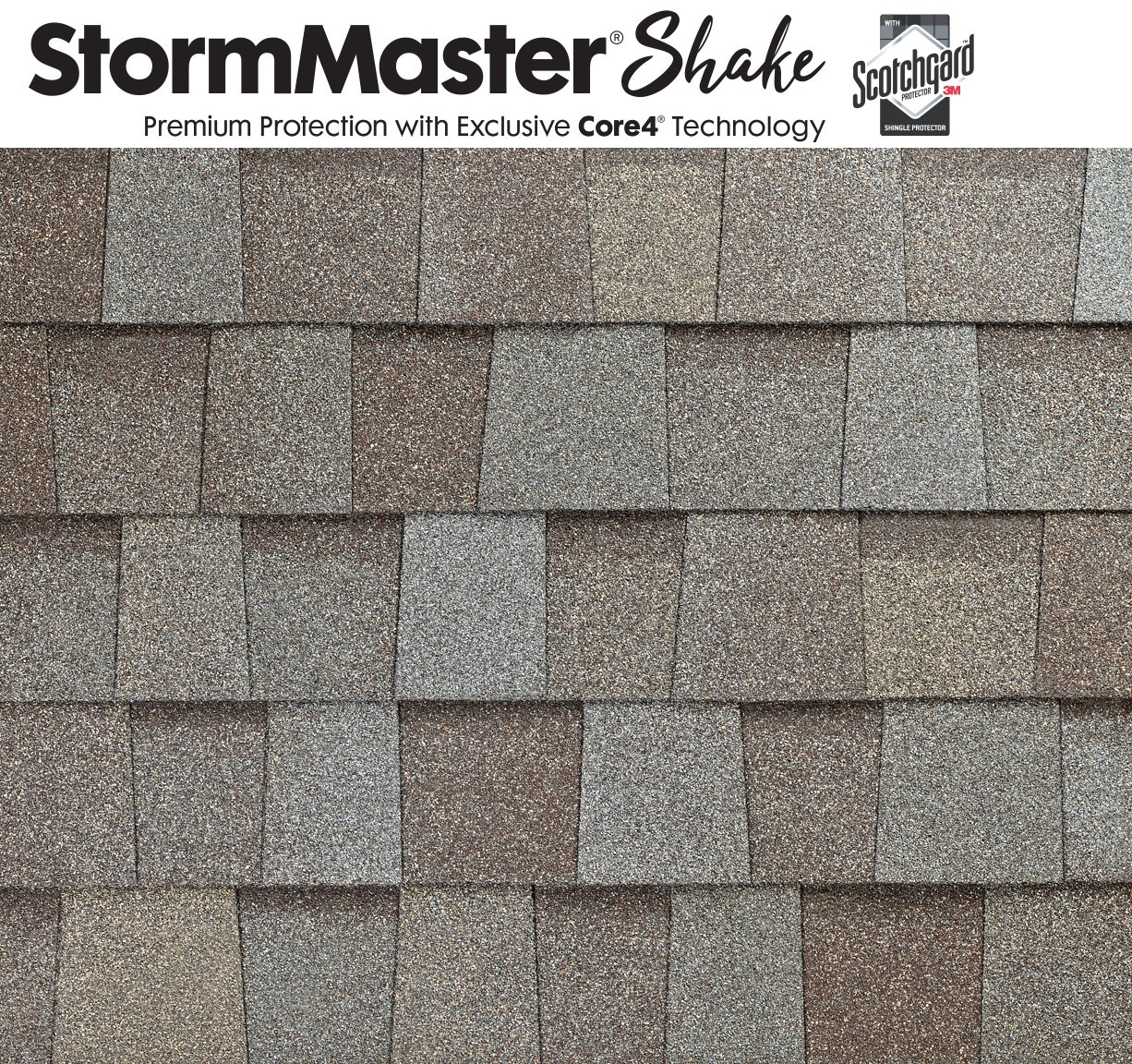 StormMaster® Shake Shingles