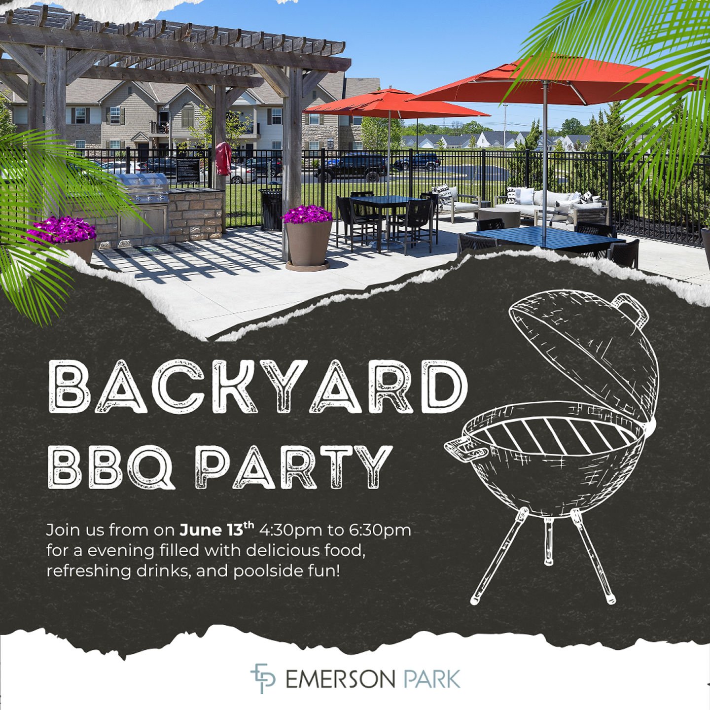 🌞🍔 Join us as we fire up the grill for our rescheduled BBQ Party on June 13th! 🎉 Dive into summer with us&mdash;enjoy fun in the sun, delicious food, and great company. Fingers crossed the weather is nice to us this time!!

🏊&zwj;♀️🌭We can&rsquo