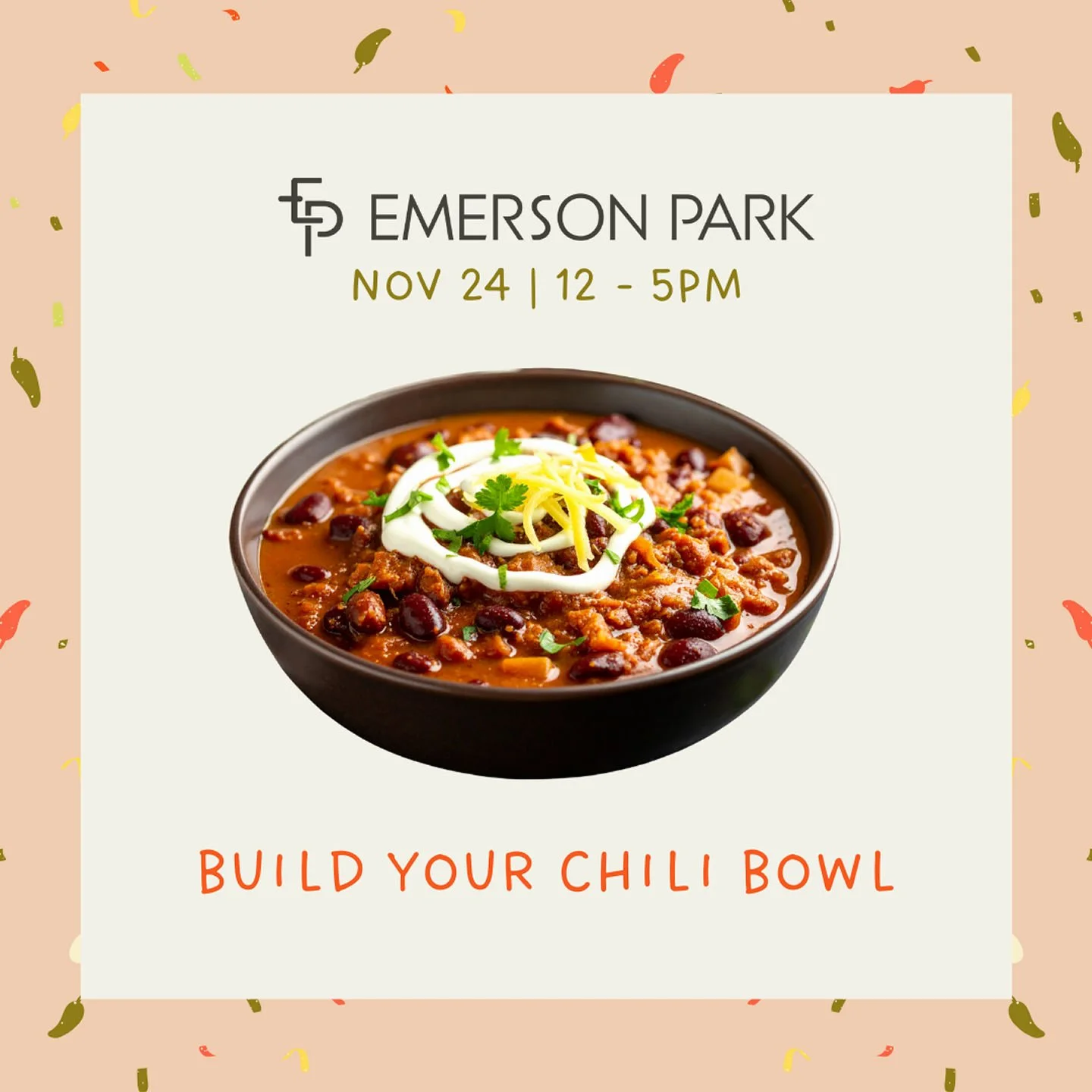 Warm up with us this Monday, NOV 24! Come down to the office and build your own bowl of homemade turkey chili 🍲. We'll have all kinds of fun toppings to make it just the way you like it! Enjoy your chili here or make it to go! 😋
Tell us your favori