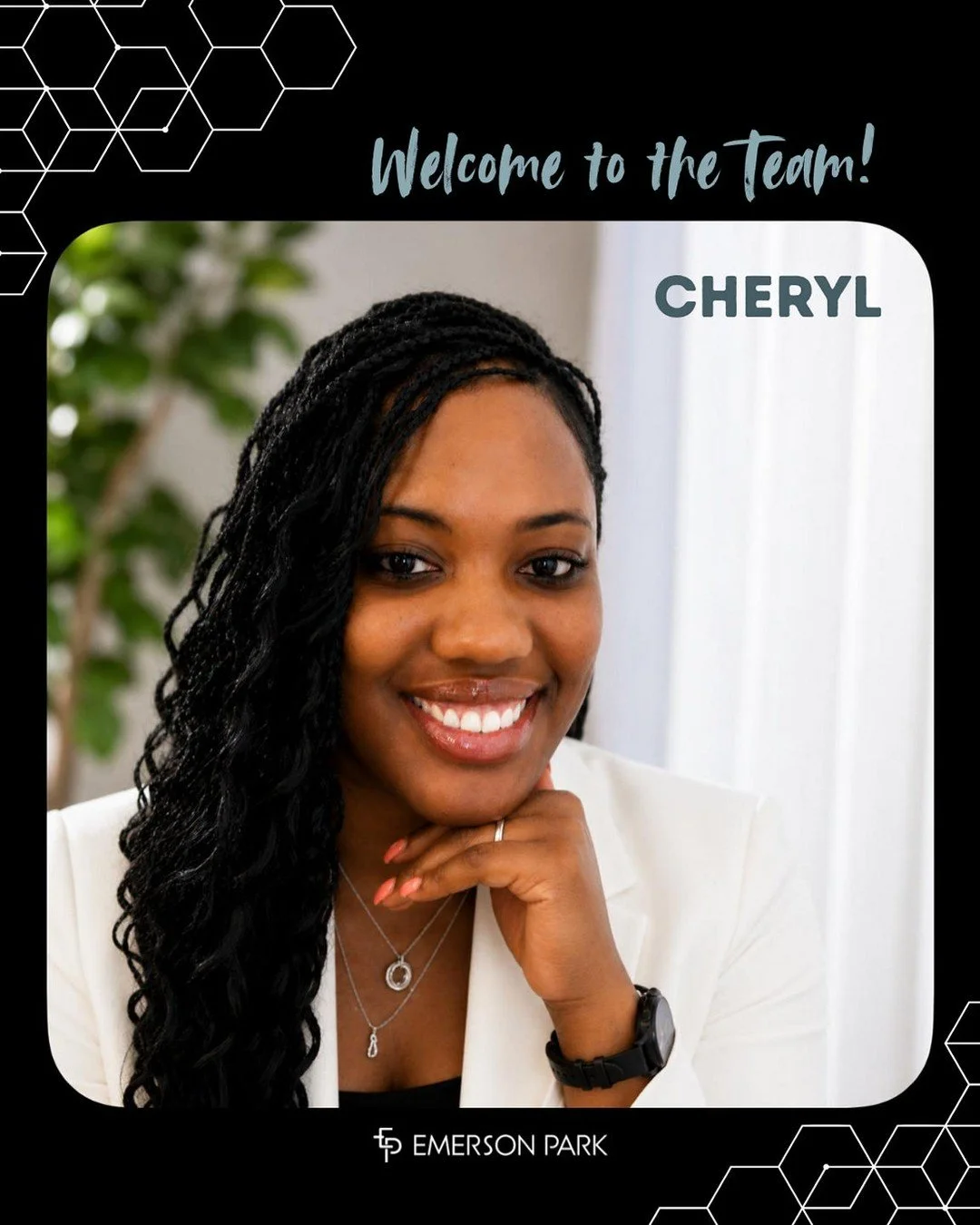 Meet Our New Property Manager, Cheryl! 👋

We're excited to welcome Cheryl to the Emerson Park team! With 9 years of property management experience, she brings a wealth of knowledge, dedication, and passion for resident service.When she's not in the 