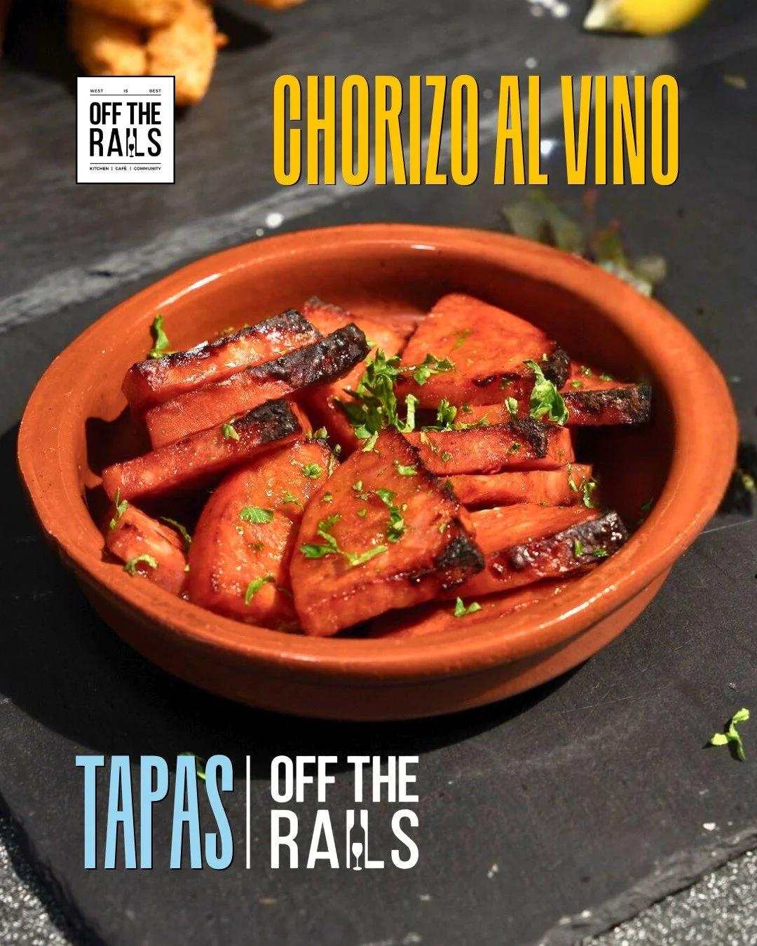 Sizzling, saucy, and straight outta Spain 🇪🇸🔥
Our Chorizo al Vino brings the heat &ndash; rich Spanish sausage caramelised in red wine and finished with fresh parsley. It&rsquo;s the kind of tapas that disappears fast&hellip; fork fights encourage