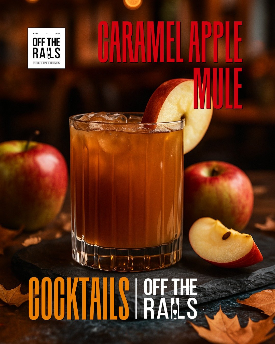Trick or treat&hellip; we&rsquo;ll take this one on the rocks. 🍏🎃

Our Caramel Apple Mule is Halloween in a glass &ndash; sweet, crisp, and just a little bit wicked. Sip it if you dare&hellip; you might never go back to boring cocktails again.

Ser