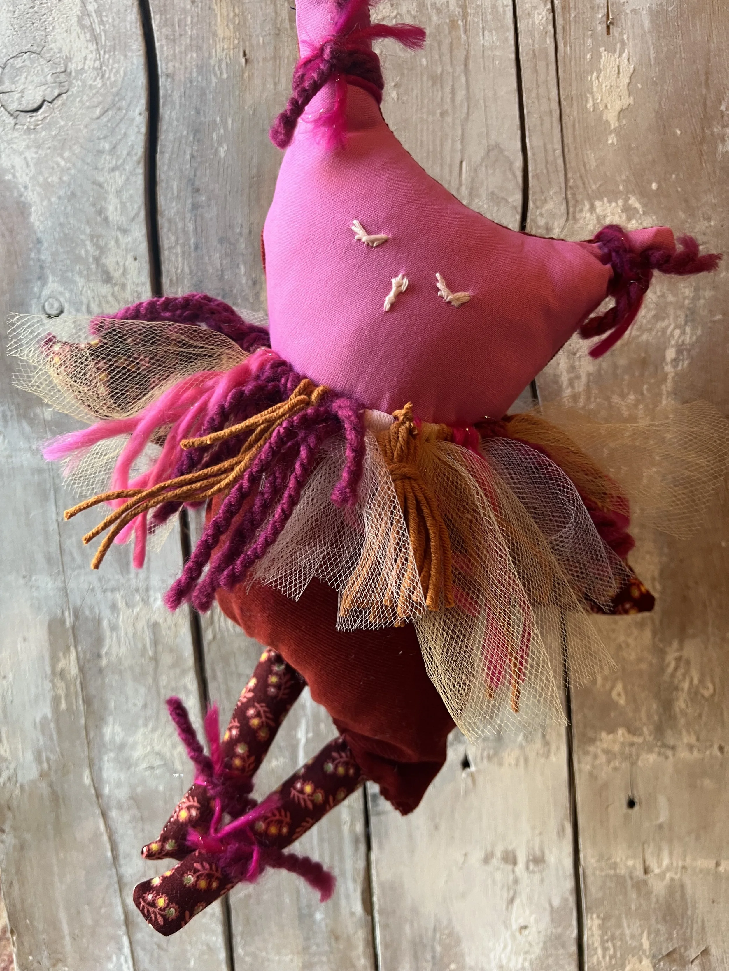 Ruby Owlet Plush Original Art Doll