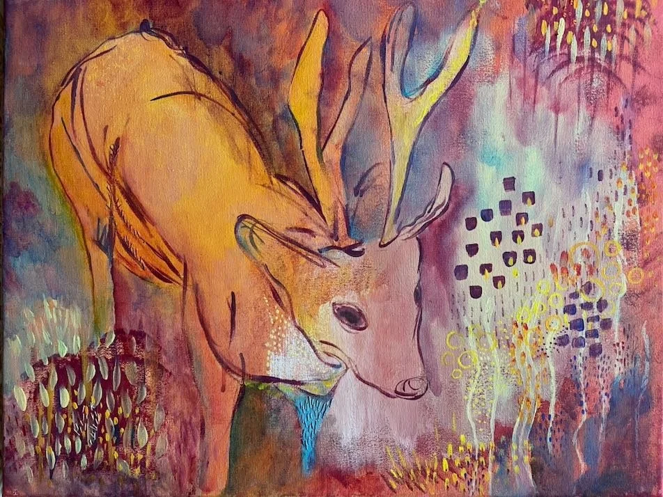 Morning Thicket - Original Painting on Canvas