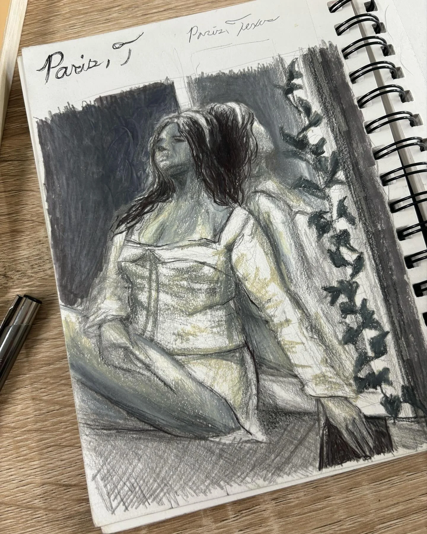 Some additional sketches, this time featuring some Lana concepts for &ldquo;Paris, Texas&rdquo; and &ldquo;Season of the Witch&rdquo; &mdash;but only pursued witchy Lana (last October 👀)

✨✨🌕✨✨🍂✨✨

#lana #ldr #lanadelrey #witch #sketch #sketchbook