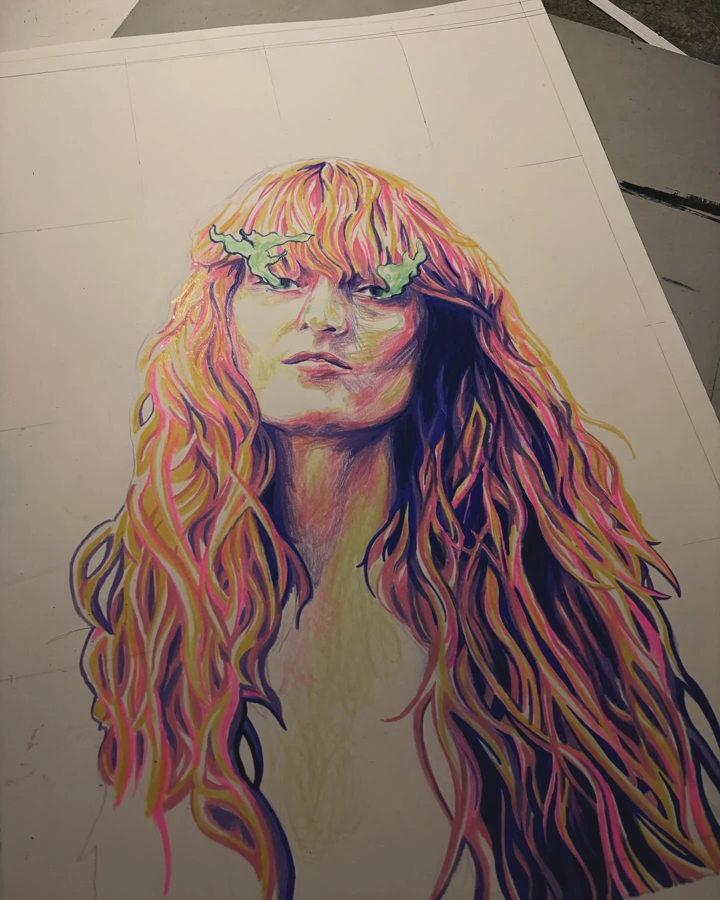 Started a new mission ✨ 

featuring Autumn queen @florence of @florenceandthemachine ofc I gotta make it magical and witchy 🍂💕🍂 

🍂✨🍂🍂✨🌕✨🌕🍂🍂✨🍂

#fatm #florencemachine #florencewelch #witch #fall #autumn #magic #music #vinyl #illustration #