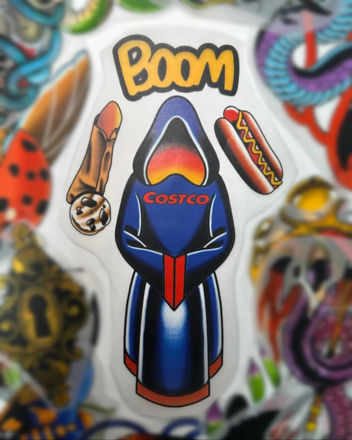 Costco Druid available. Praise the chicken bake.

Available at @kyklopstattoo 

#tattooflash #neotraditionaltattoo #pittsburgh #costco #illustration