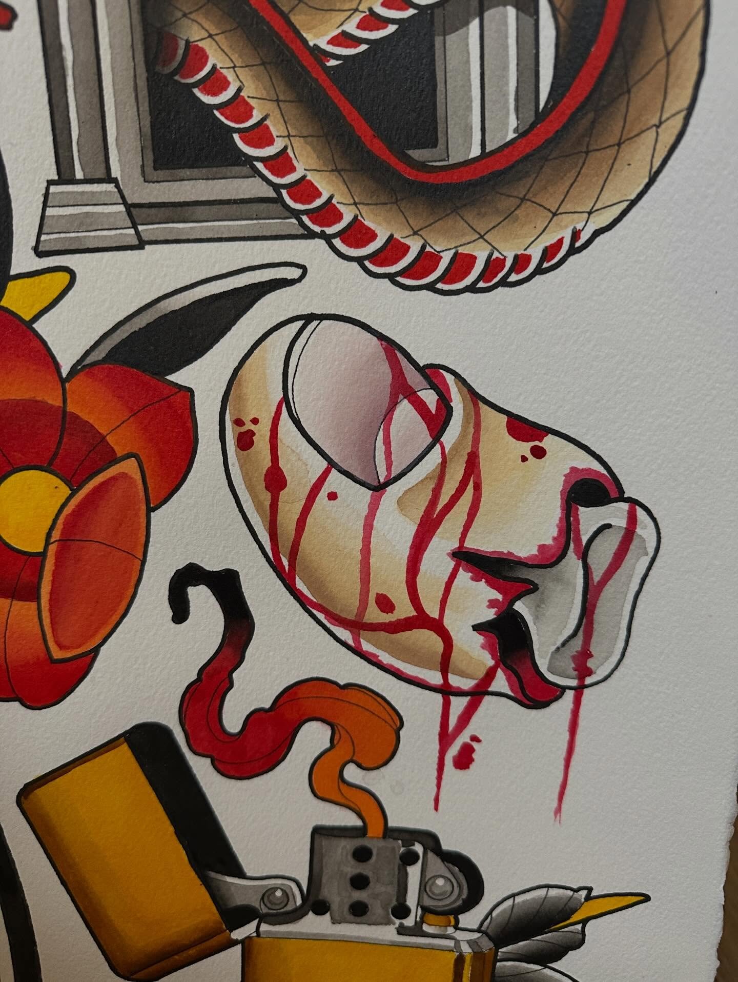 RIP my big left toe. 

10.01.91-07.22.25

In a freak accident, I dropped a weight on it and crushed the bone to dust. It was without a doubt one of the strangest events I&rsquo;ve experienced and yet somehow feels like a life time ago. 

I drew this 