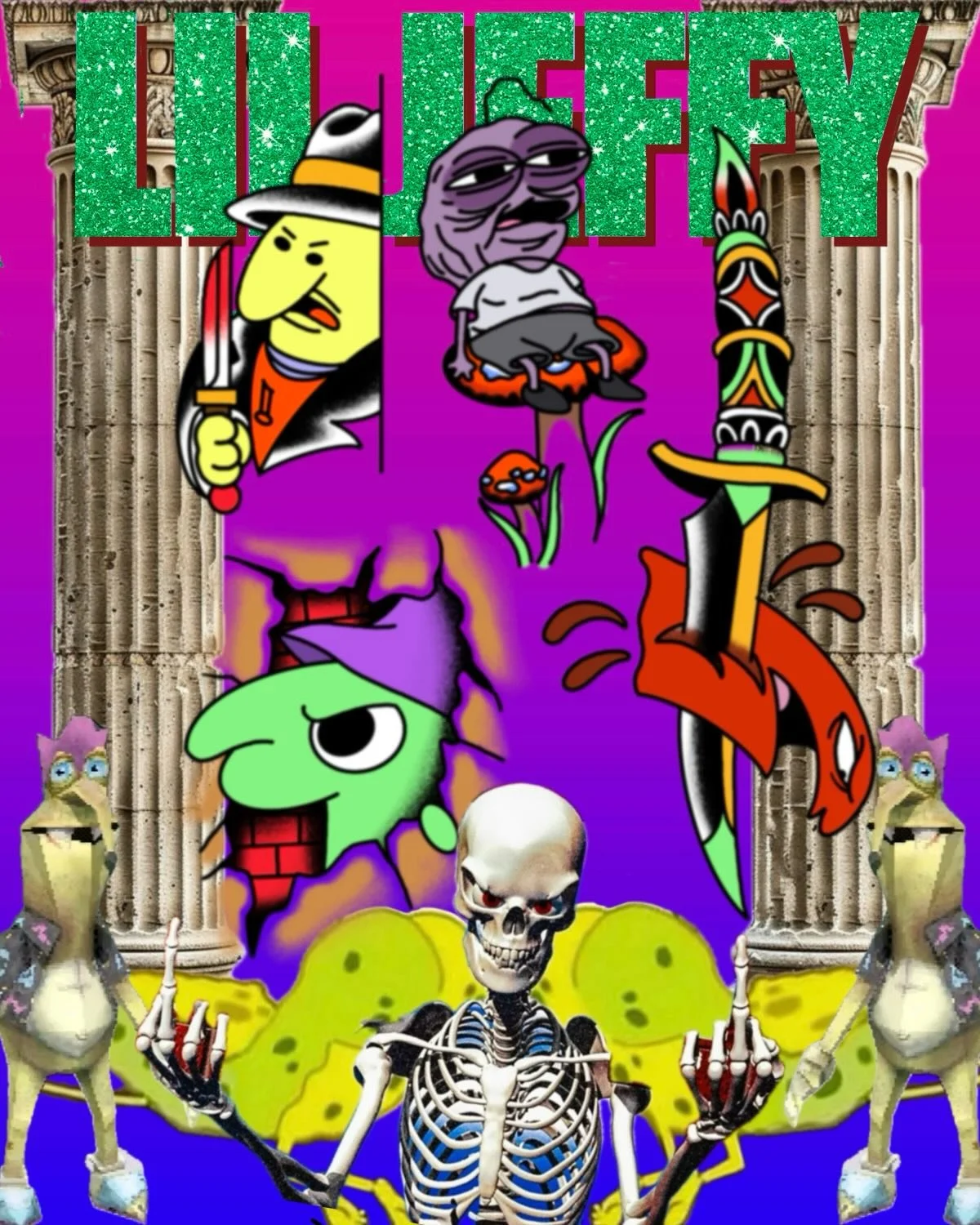 RIP SMILING FRIENDS. MY DEARLY BELOVED. BOUNCE ON THAT THANG IN THEIR HONOR SPONGE BOB

DESIGNS AVAILABLE @kyklopstattoo 

#neotraditional #drawing #pittsburgh #tattooflash #smilingfriends