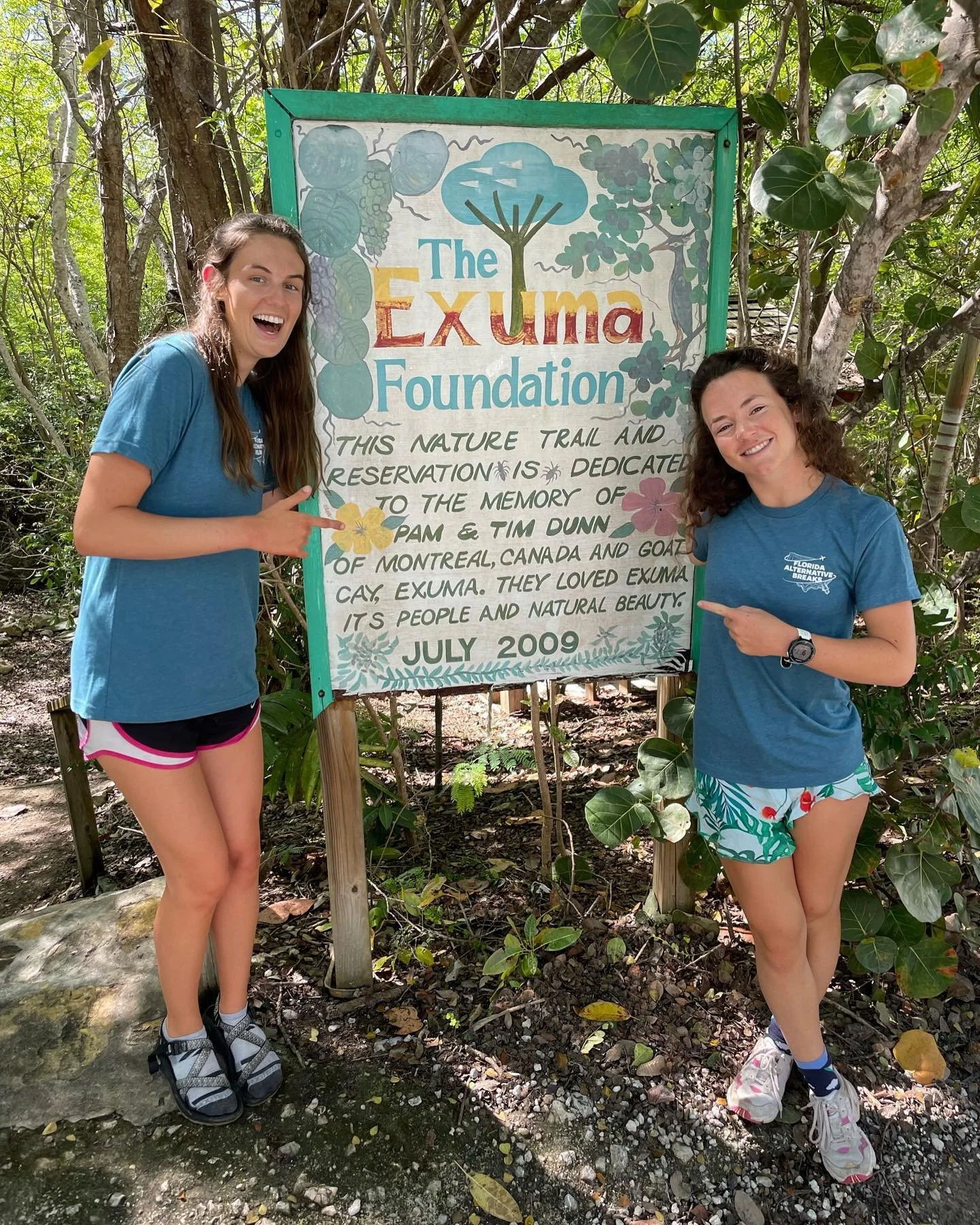 Thank you University Of Florida Community Service Team for cleaning up the Exuma Foundation campus!!